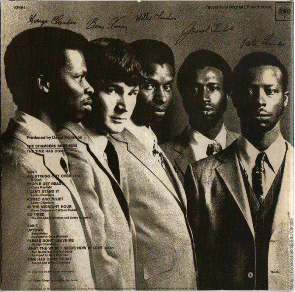 The Chambers Brothers : The Time Has Come (CD, Album, RE)