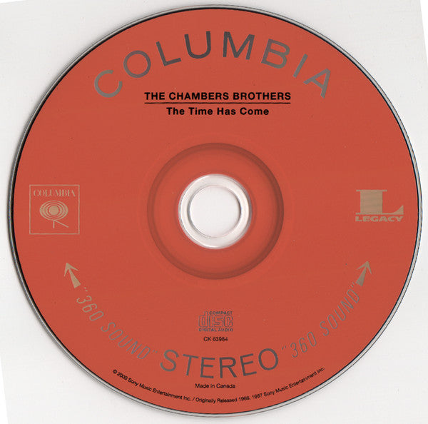 The Chambers Brothers : The Time Has Come (CD, Album, RE)