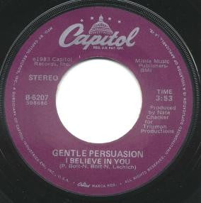 Gentle Persuasion : Please Mr. Postman / I Believe In You (7", Single)