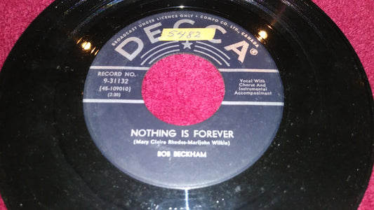 Bob Beckham : Nothing Is Forever / Two Wrongs Don't Make A Right (7", Single)