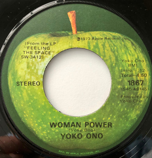 Yoko Ono : Woman Power (7", Single, Win)