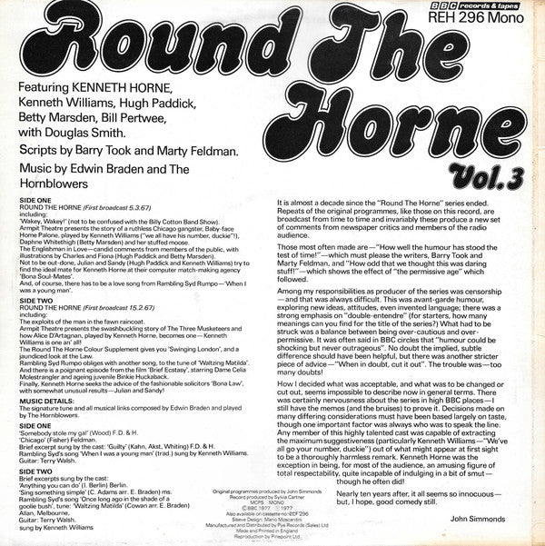 Round The Horne : Round The Horne Vol. 3 (LP)