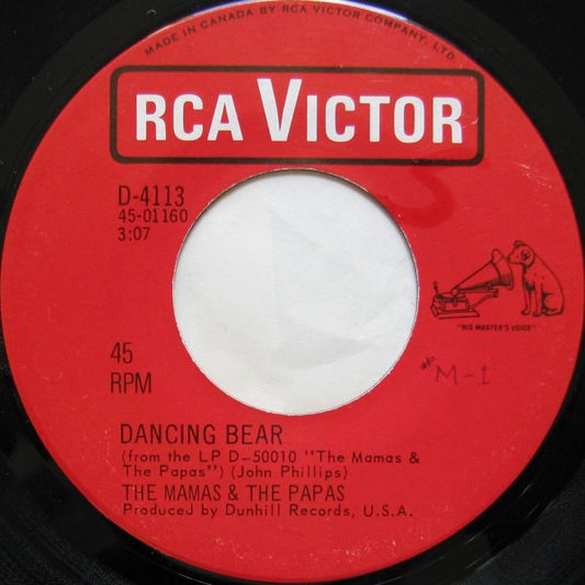 The Mamas & The Papas : Dancing Bear (7", Single)