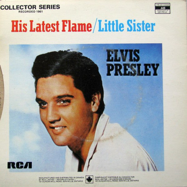 Elvis Presley : His Latest Flame / Little Sister (7", Single, RE)