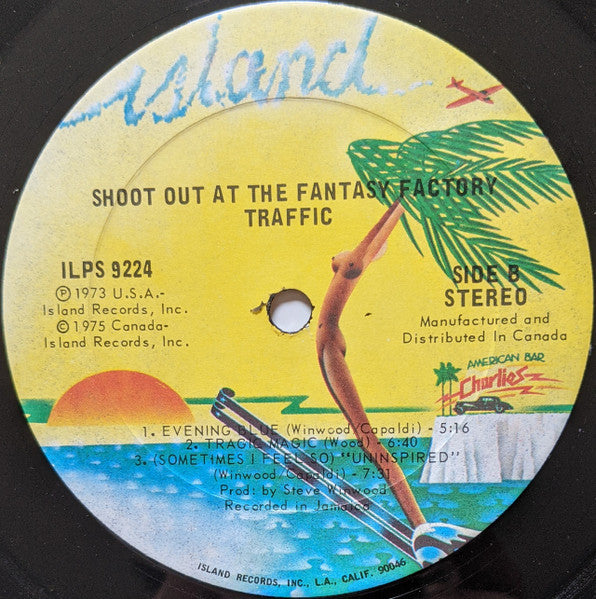 Traffic : Shoot Out At The Fantasy Factory (LP, Album, RE)