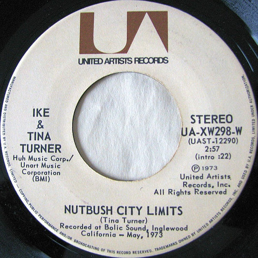Ike & Tina Turner : Nutbush City Limits / Help Him (7", Single)