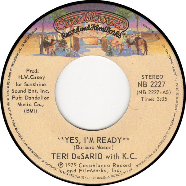 Teri Desario : Yes, I'm Ready (7", Single)
