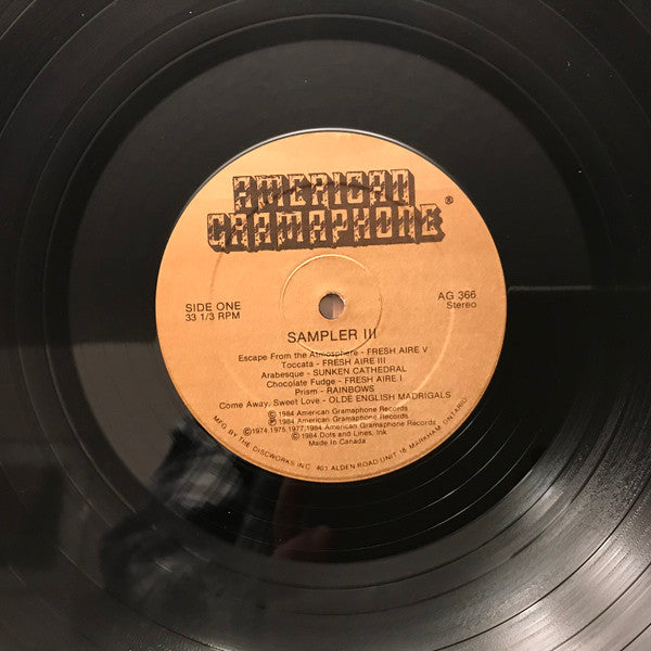 Various : Sampler III (LP, Smplr)