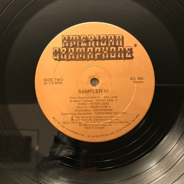 Various : Sampler III (LP, Smplr)