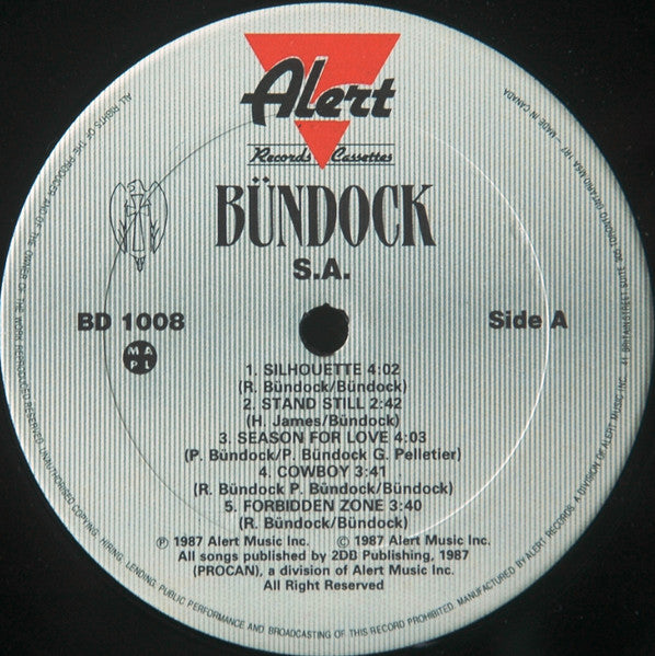 Bundock : Société Anonyme (LP, Album)