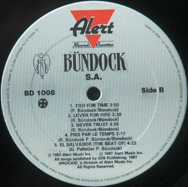 Bundock : Société Anonyme (LP, Album)