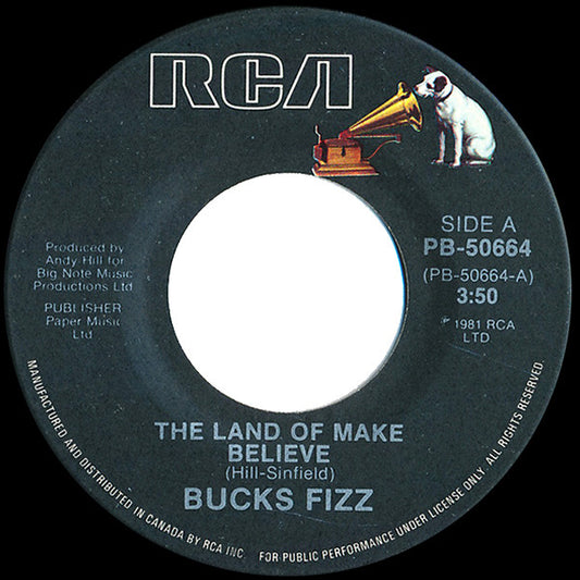 Bucks Fizz : The Land Of Make Believe (7", Single)