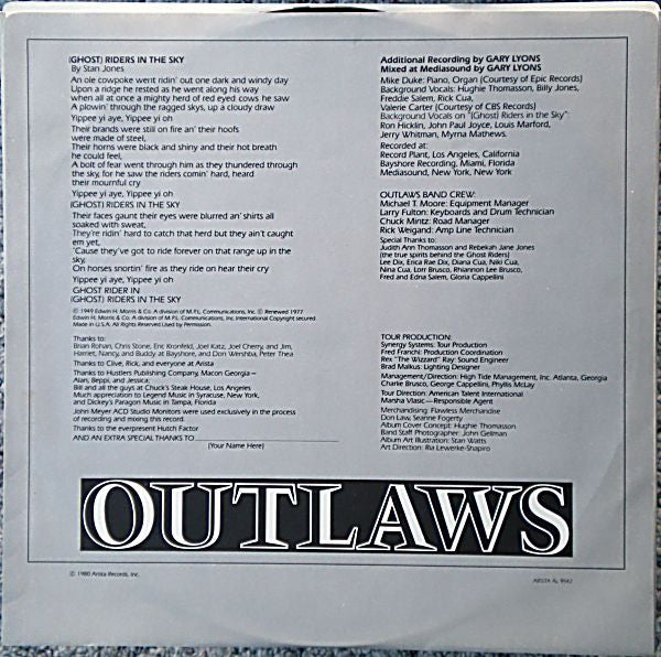 Outlaws : Ghost Riders (LP, Album)