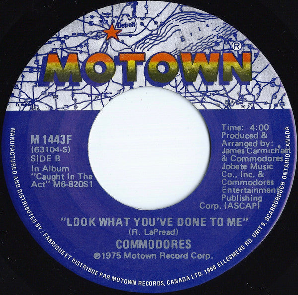 Commodores : Three Times A Lady (7", Single)