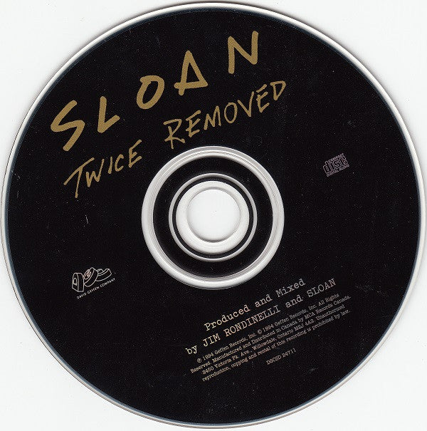 Sloan (2) : Twice Removed (CD, Album, RP)