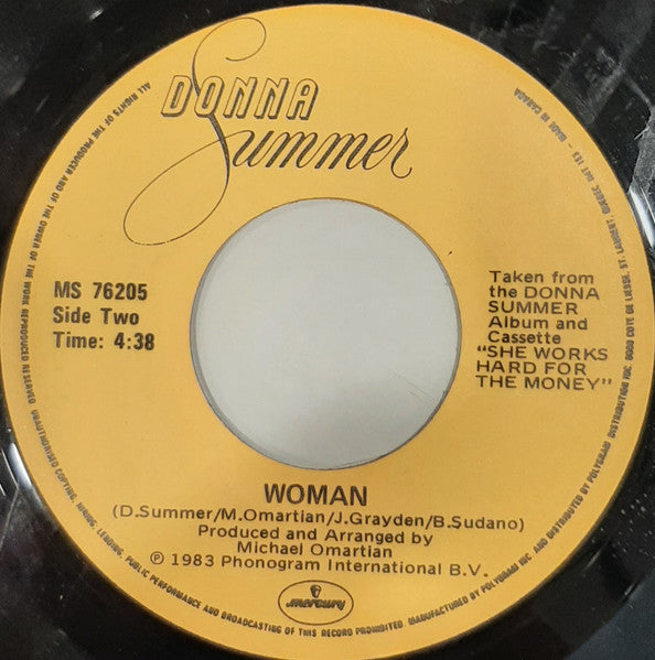 Donna Summer : Unconditional Love / Woman (7")