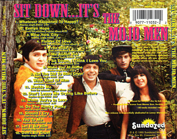 The Mojo Men : Sit Down...It's The Mojo Men (CD, Comp, Mono)