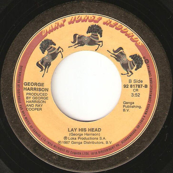 George Harrison : Got My Mind Set On You (7", Single)