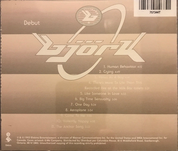 Björk : Debut (CD, Album, Club)