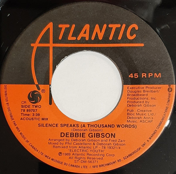 Debbie Gibson : Lost In Your Eyes (7")