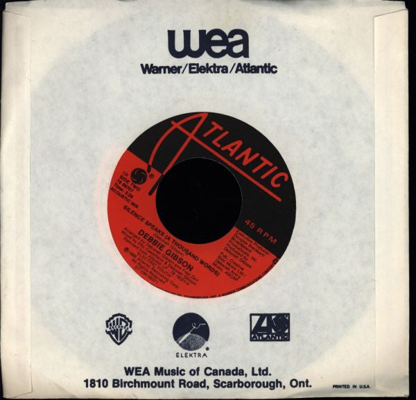Debbie Gibson : Lost In Your Eyes (7")