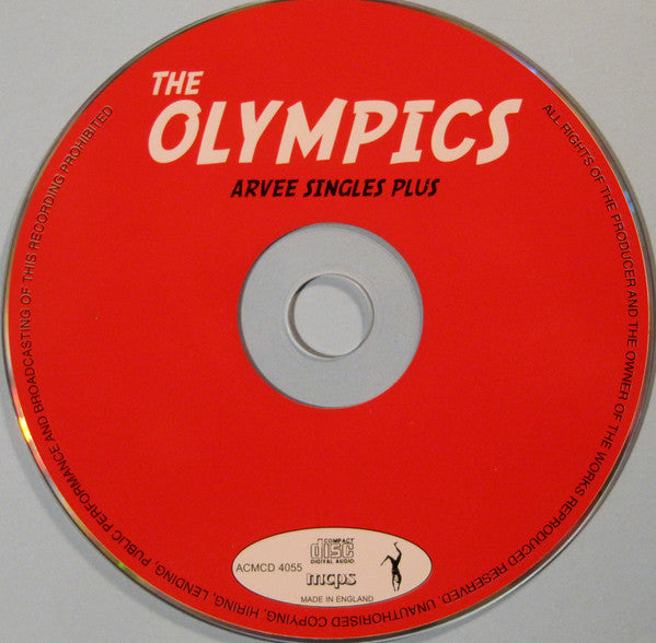 The Olympics : Arvee Singles Plus (CD, Comp)