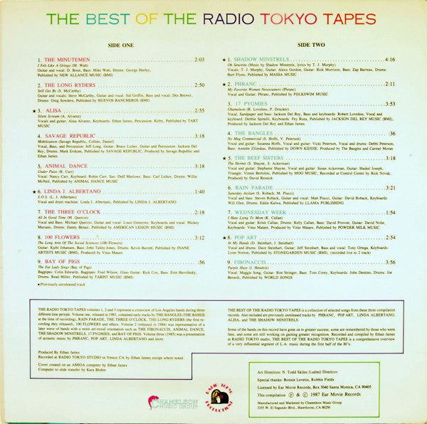 Various : The Best Of The Radio Tokyo Tapes (LP, Comp)