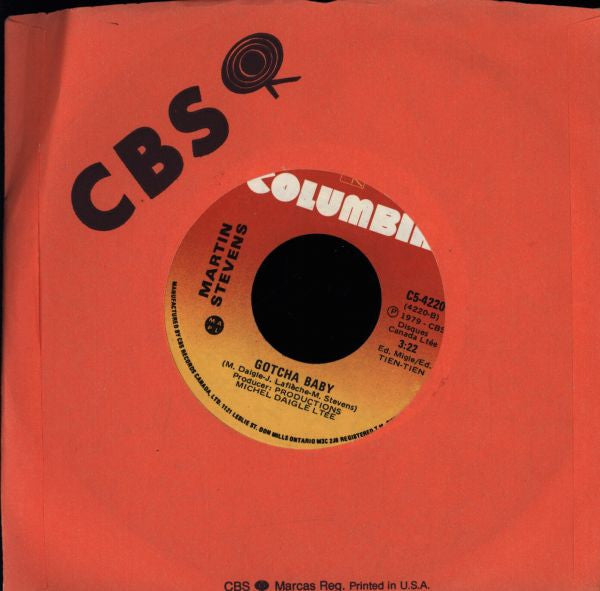 Martin Stevens : Midnight Music (7", Single)