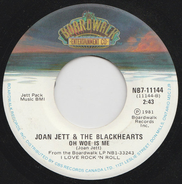 Joan Jett & The Blackhearts : Crimson & Clover (7")