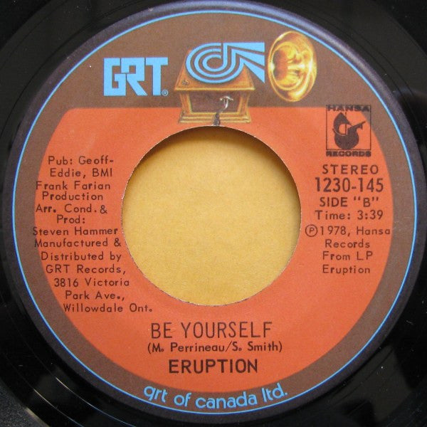 Eruption (4) : I Can't Stand The Rain (7", Single, No )