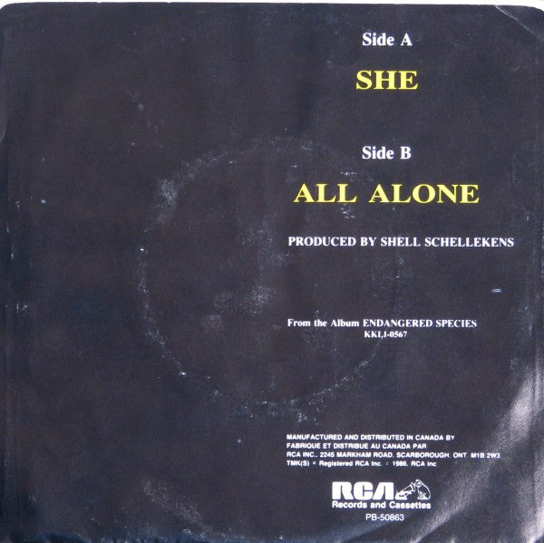White Wolf (2) : She (7", Single)