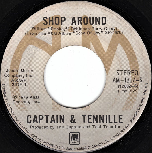 Captain & Tennille* : Shop Around (7", Single)