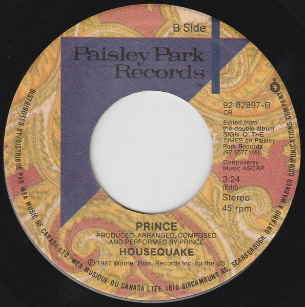 Prince : U Got The Look (7", Single)