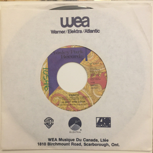Prince : U Got The Look (7", Single)