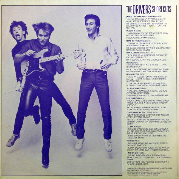 The Drivers (3) : Short Cuts (LP, Album)