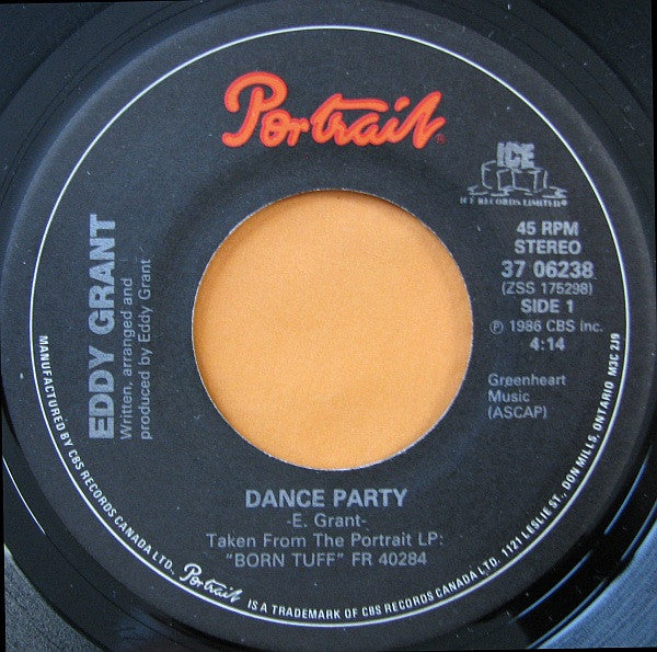 Eddy Grant : Dance Party (7")