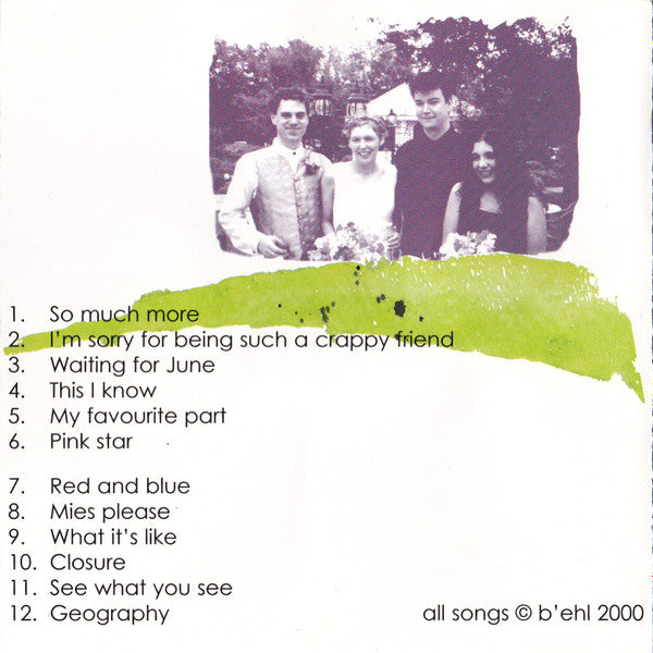 B'ehl : Bright Eyes (CD, Album)