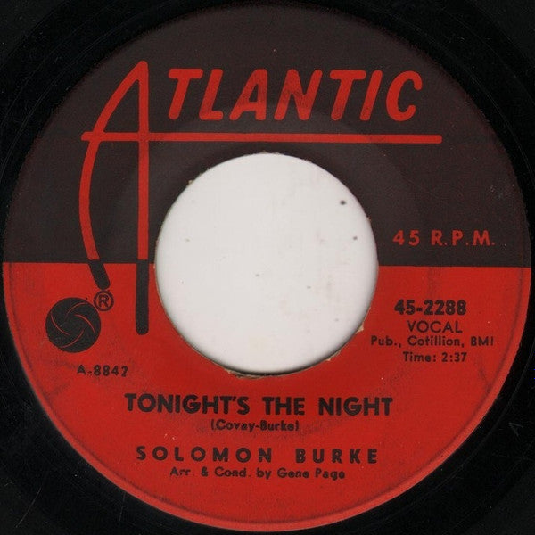 Solomon Burke : Tonight's The Night / Maggie's Farm (7", Single)