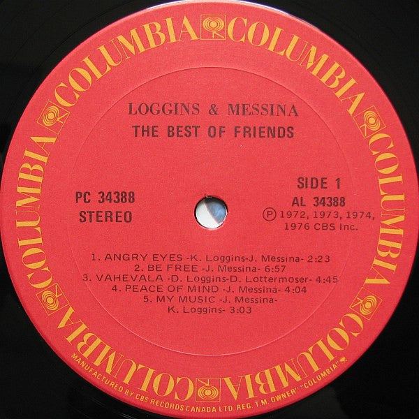 Loggins And Messina : The Best Of Friends (LP, Comp, RE)