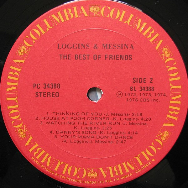 Loggins And Messina : The Best Of Friends (LP, Comp, RE)