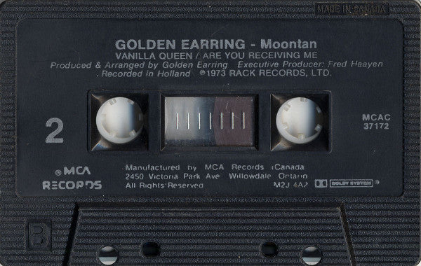Golden Earring : Moontan (Cass, Album, RE, Dol)