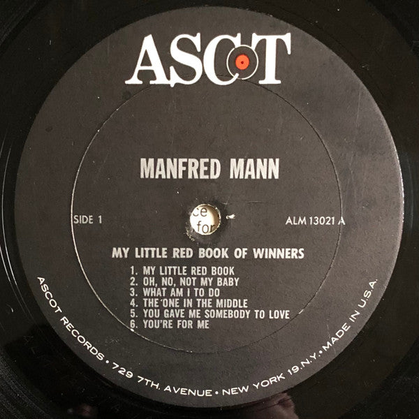 Manfred Mann : My Little Red Book Of Winners (LP, Album, Mono, Pla)
