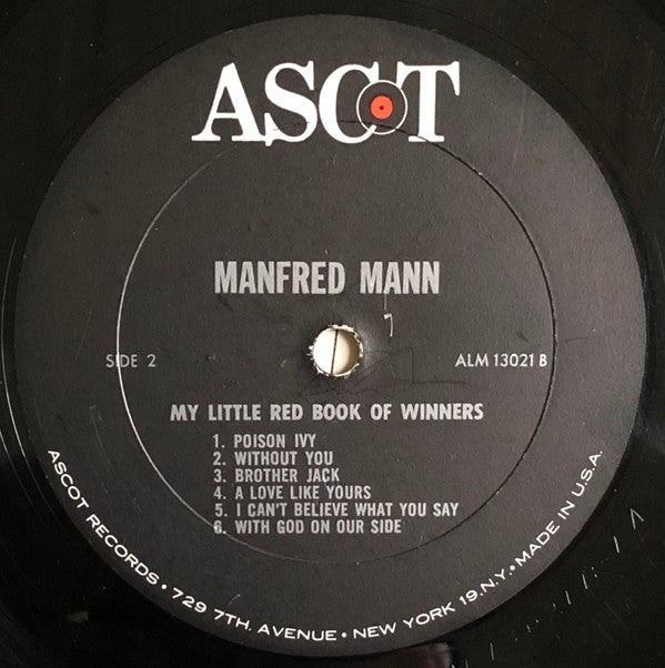 Manfred Mann : My Little Red Book Of Winners (LP, Album, Mono, Pla)
