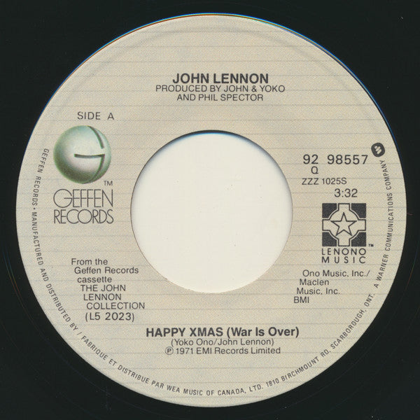 John Lennon : Happy Xmas (War Is Over) (7", Single, Tan)