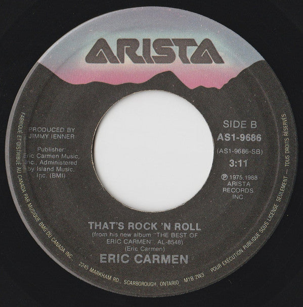 Eric Carmen : Make Me Lose Control (7", Single)