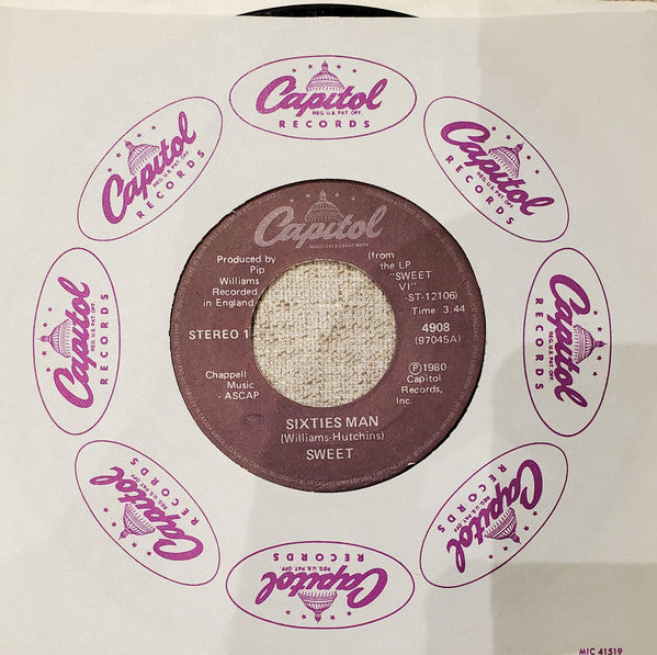 The Sweet : Sixties Man (7")
