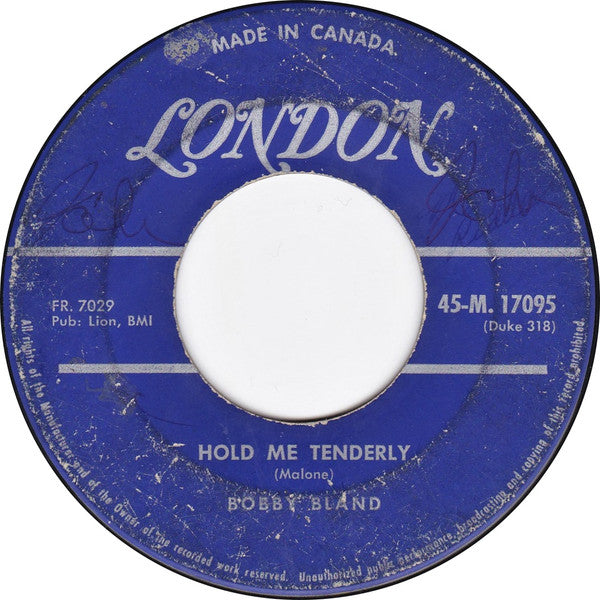 Bobby Bland : Lead Me On / Hold Me Tenderly (7", Single)