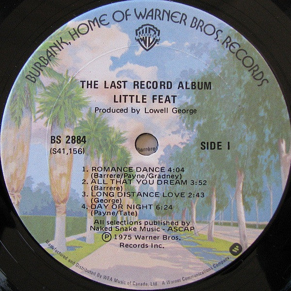 Little Feat : The Last Record Album (LP, Album)