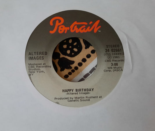 Altered Images : Happy Birthday (7", Single)