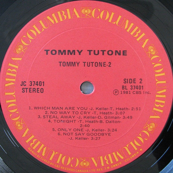 Tommy Tutone : Tommy Tutone-2 (LP, Album)